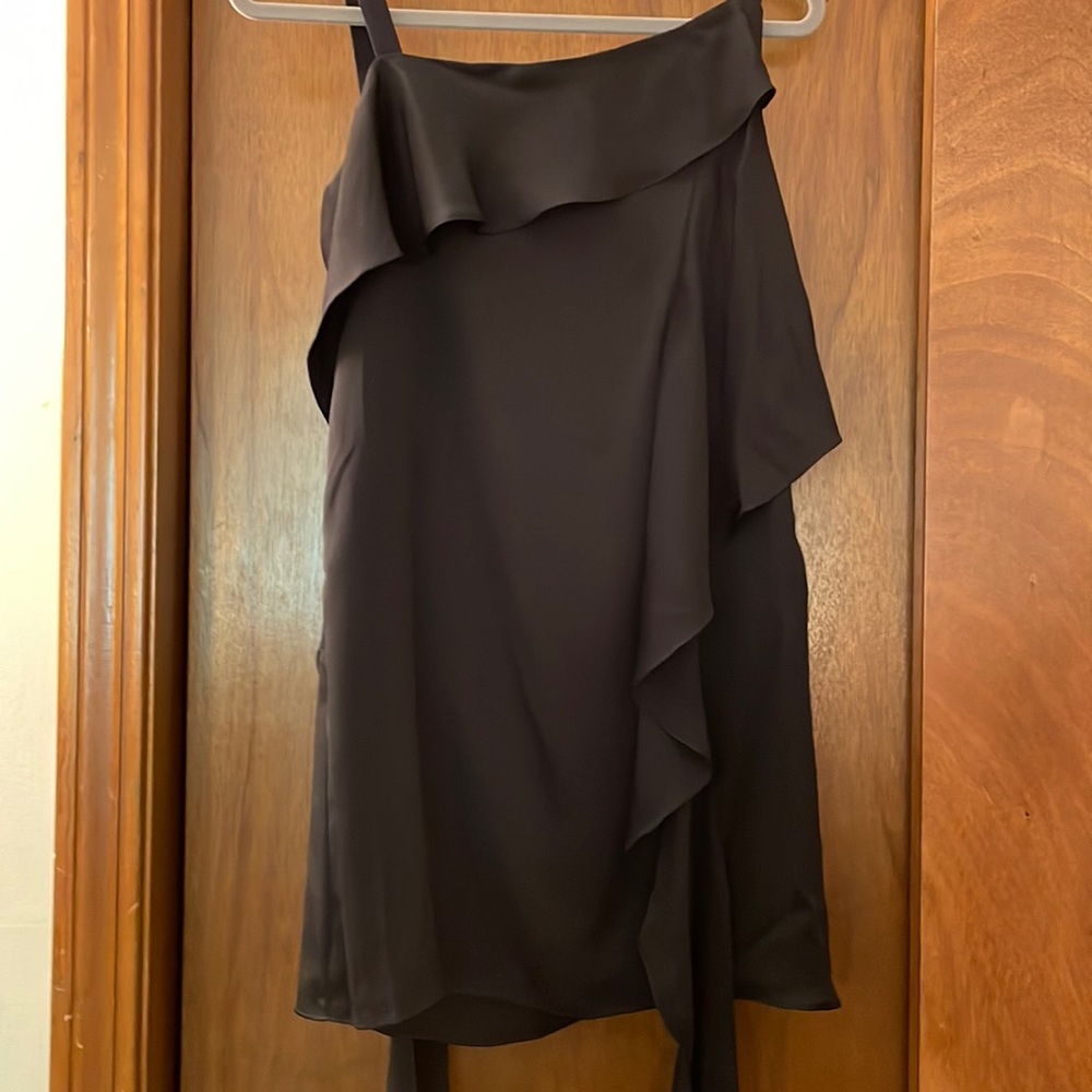 Milly ruffled mini dress